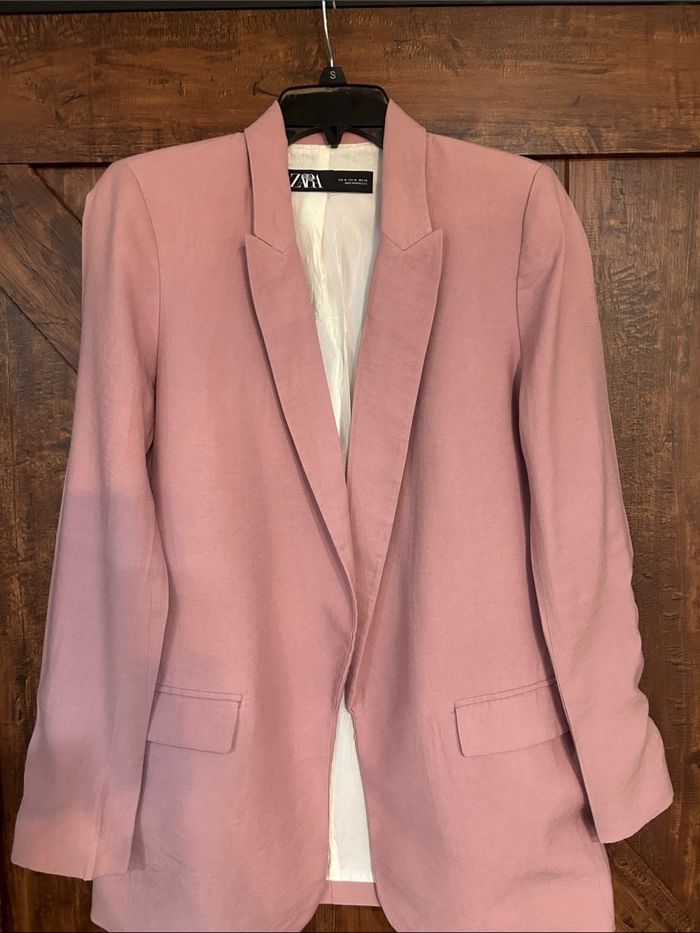 Zara Dusty Rose Blazer Jacket